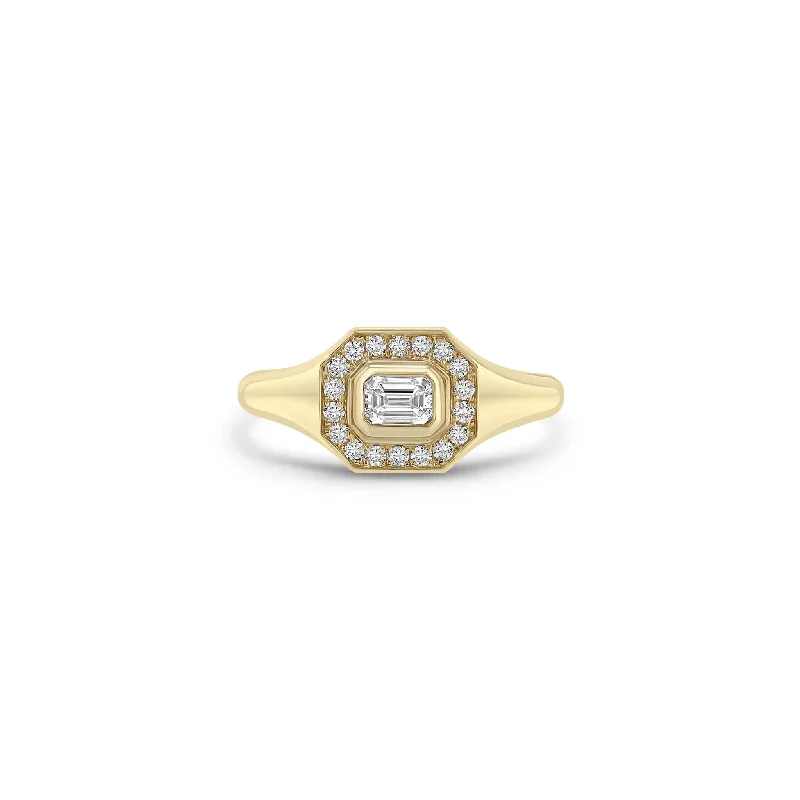 Personalized Jewelry Sale – Meaningful Gifts At Great Prices 14k Emerald Cut Diamond Halo Signet Ring Personalized Jewelry Sale – Meaningful Gifts At Great Prices 14k Emerald Cut Diamond Halo Signet Ring