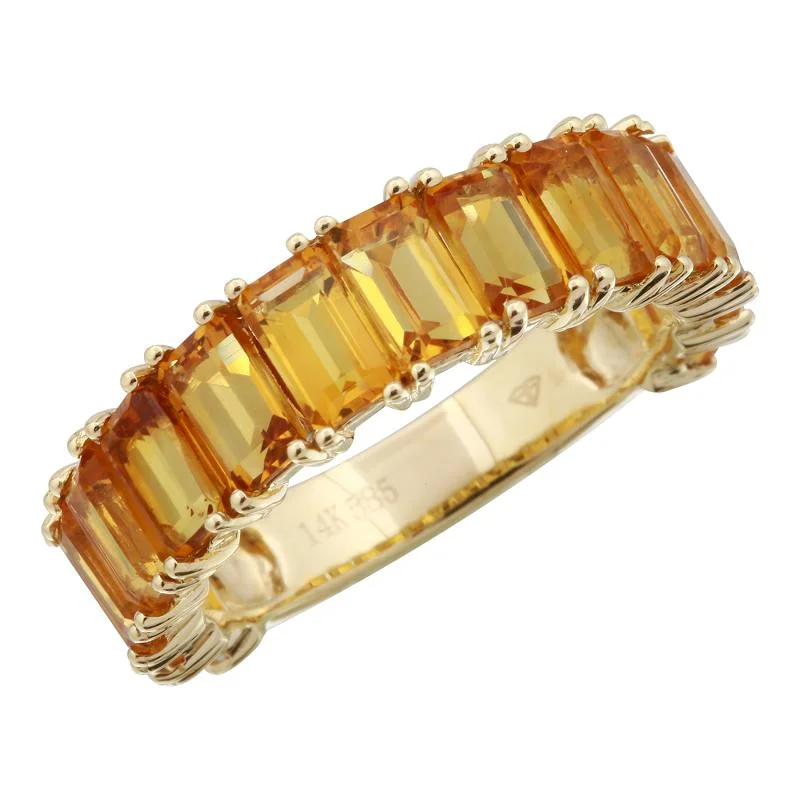 Jewelry Clearance Sale – Final Reductions 14k Gold Gemstone Citrine 3/4 Ring