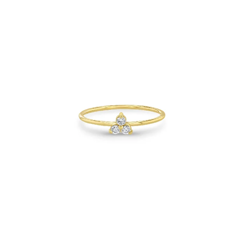 Shop Modern Jewelry Collections With Exclusive Discounts 14k Prong Diamond Trio Ring Shop Modern Jewelry Collections With Exclusive Discounts 14k Prong Diamond Trio Ring