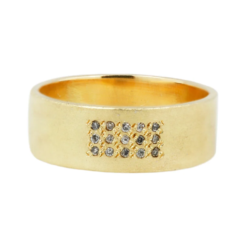 Affordable Gold-Plated Jewelry For Modern Fashion Ash Gleam Ring
