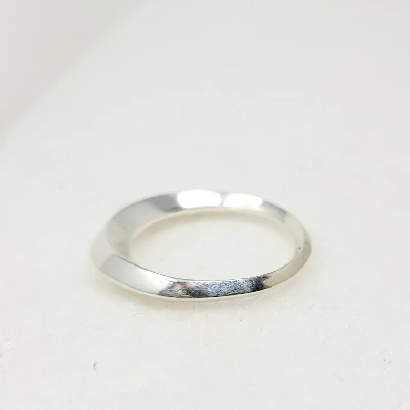 Classic And Modern Jewelry Styles On Sale The Burgeoning Ring in Silver