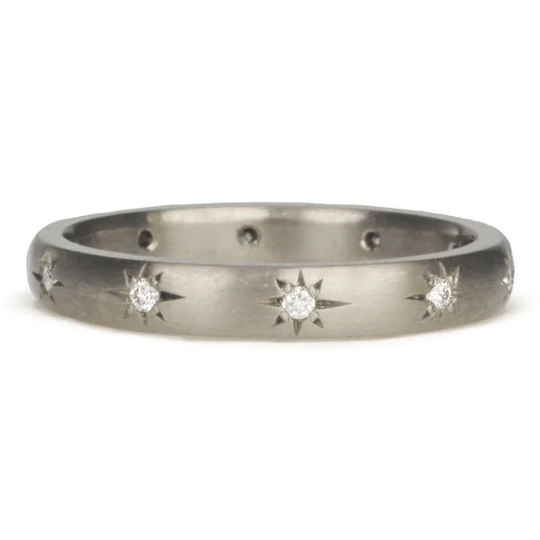 Don't Miss Out On Jaw-Dropping Jewelry Discounts 18K White Gold Palladium Ring with 10 Star-Set Diamonds Don't Miss Out On Jaw-Dropping Jewelry Discounts 18K White Gold Palladium Ring with 10 Star-Set Diamonds