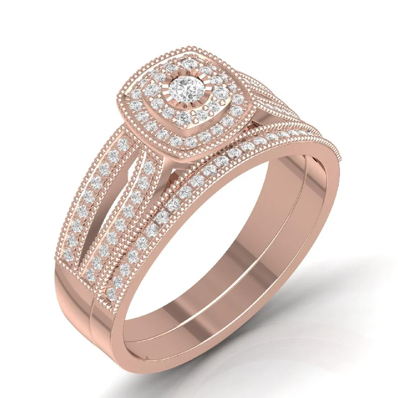 Buy More, Save More – Special Jewelry Discounts Cherry Cushion Cluster Natural Diamond Bride Set Buy More, Save More – Special Jewelry Discounts Cherry Cushion Cluster Natural Diamond Bride Set