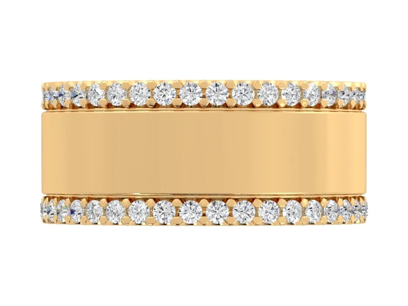 Best Jewelry Sale – Shop Exclusive Designs Now Cigar Band with Double Diamond Row