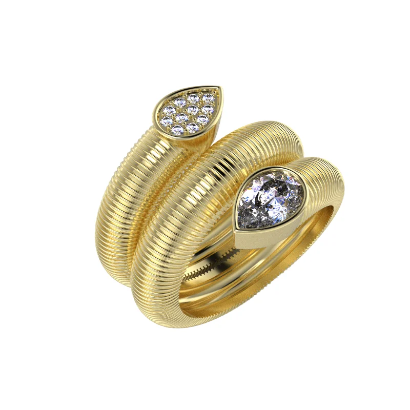 Fine Jewelry, Limited-Time Offers Available Coil Wrap Bezel Ring