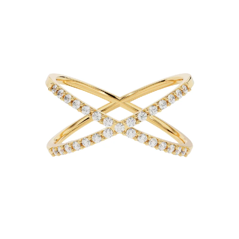 Elegant Rose Gold Jewelry For A Stylish Touch Diamond Cross Ring