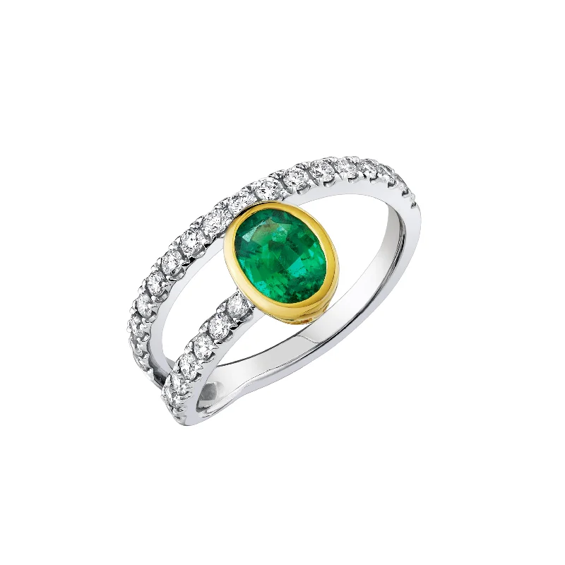 Exclusive Jewelry Discounts – Shop Now For Savings Double Wrap Emerald Ring