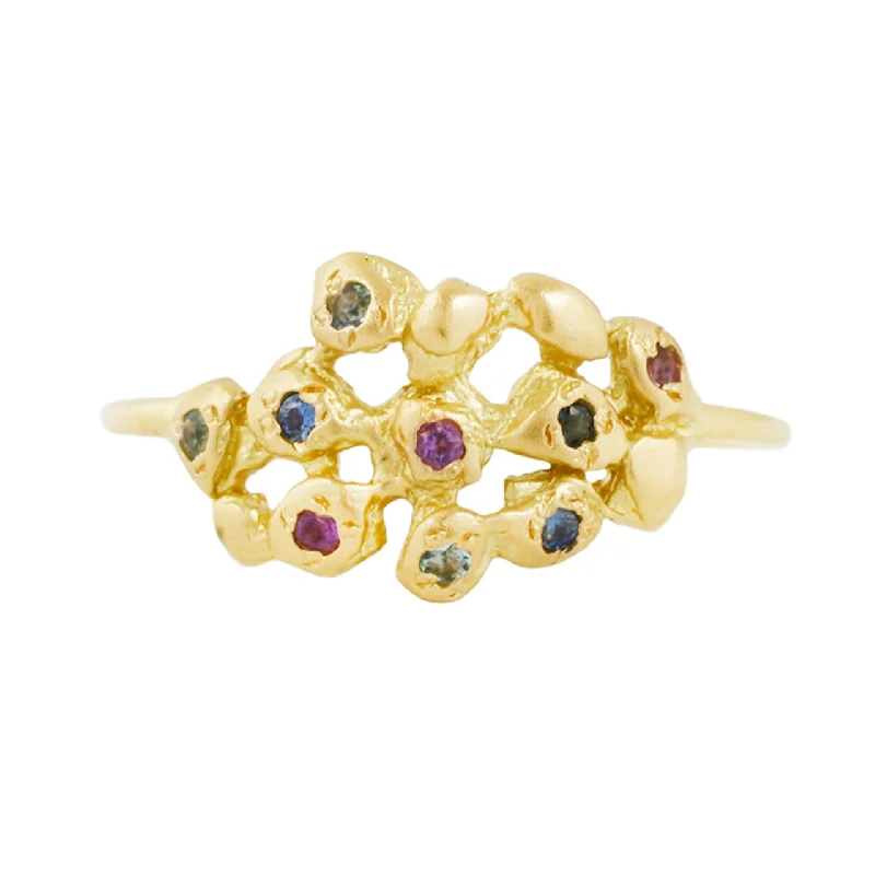Dainty Floral Jewelry For Feminine Elegance Espuma Ring