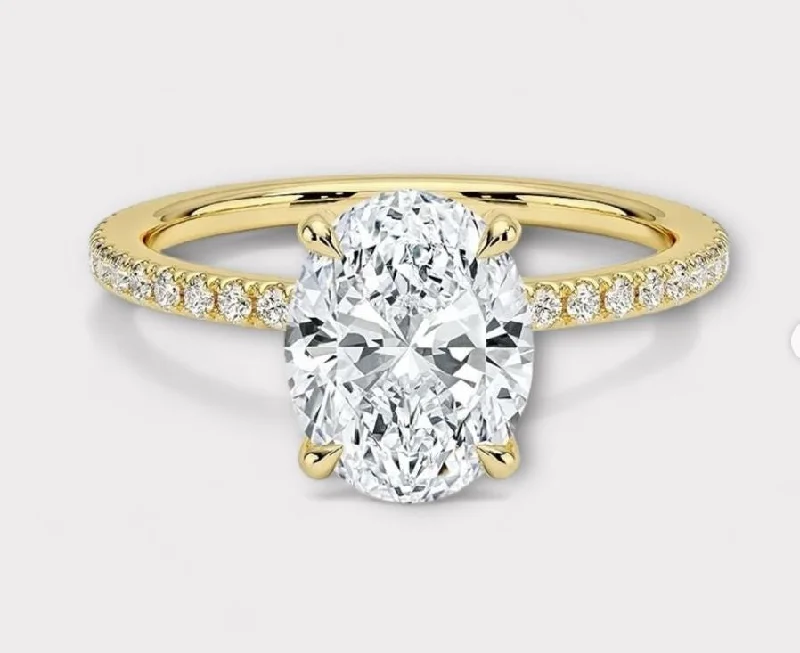 Exclusive Gemstone Jewelry At Special Prices Fay Natural Diamond & Oval Moissanite Engagement Ring Exclusive Gemstone Jewelry At Special Prices Fay Natural Diamond & Oval Moissanite Engagement Ring