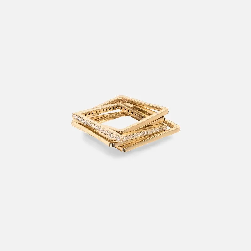 Modern Jewelry At Exclusive Discounts – Shop Today Five Band Puzzle Ring in Yellow Gold Modern Jewelry At Exclusive Discounts – Shop Today Five Band Puzzle Ring in Yellow Gold