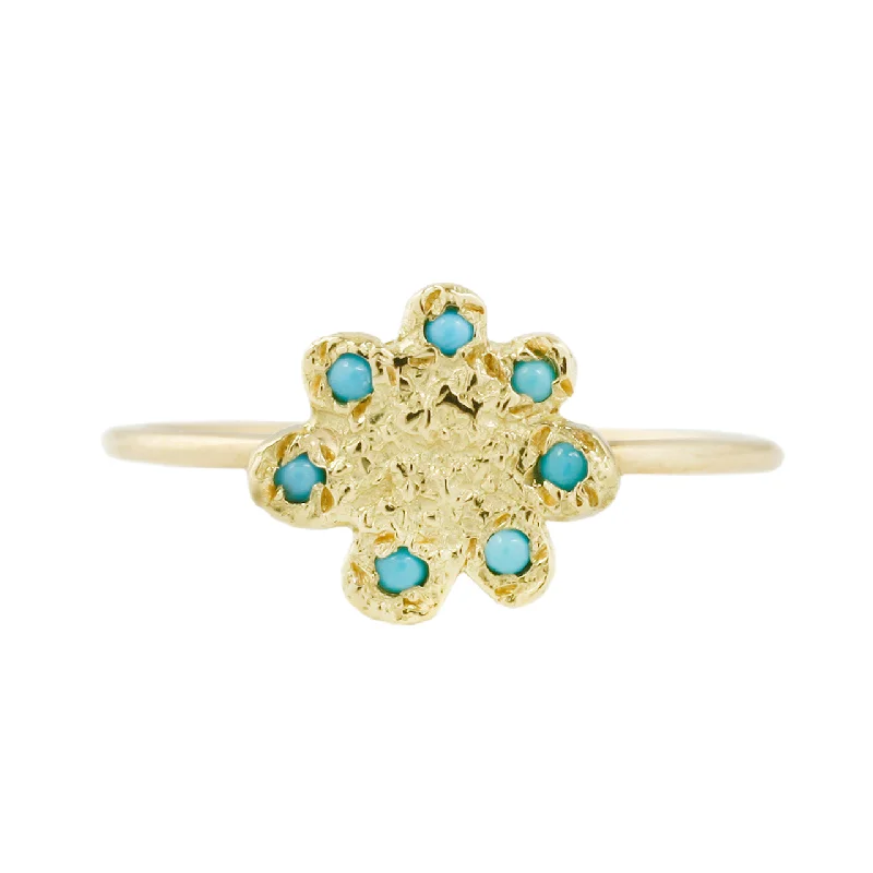 Bohemian-Inspired Jewelry For Free-Spirited Fashion Flower Power Ring