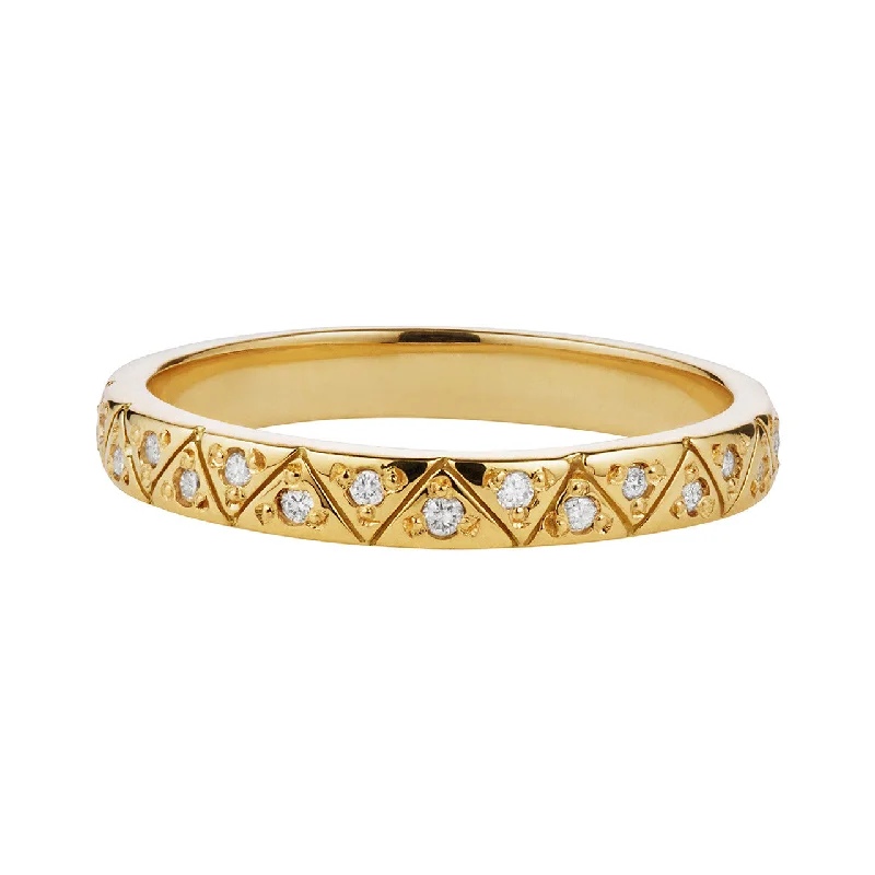 Discounted Jewelry For A Glamorous Look Gaia Eternity Band, White Diamonds