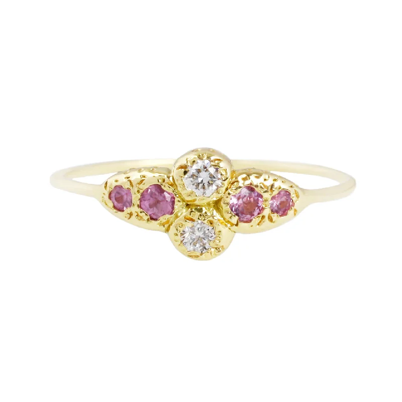 Luxury Jewelry Now At Special Promotional Rates Mariposa ring pink sapphires