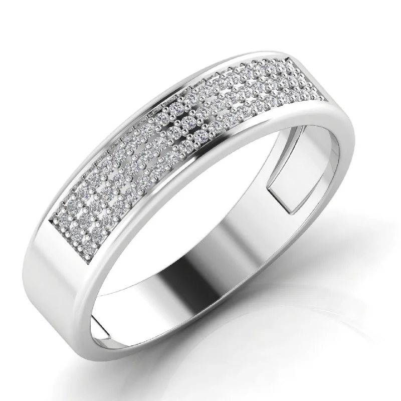 Elegant Jewelry, Exclusive Prices – Shop Now Nnamdi Pave Natural Diamond Wedding Band