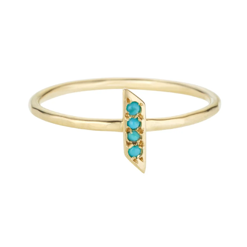 Holiday Jewelry Sale – Perfect Gifts At Great Prices Parallelogram Ring, Turquoise