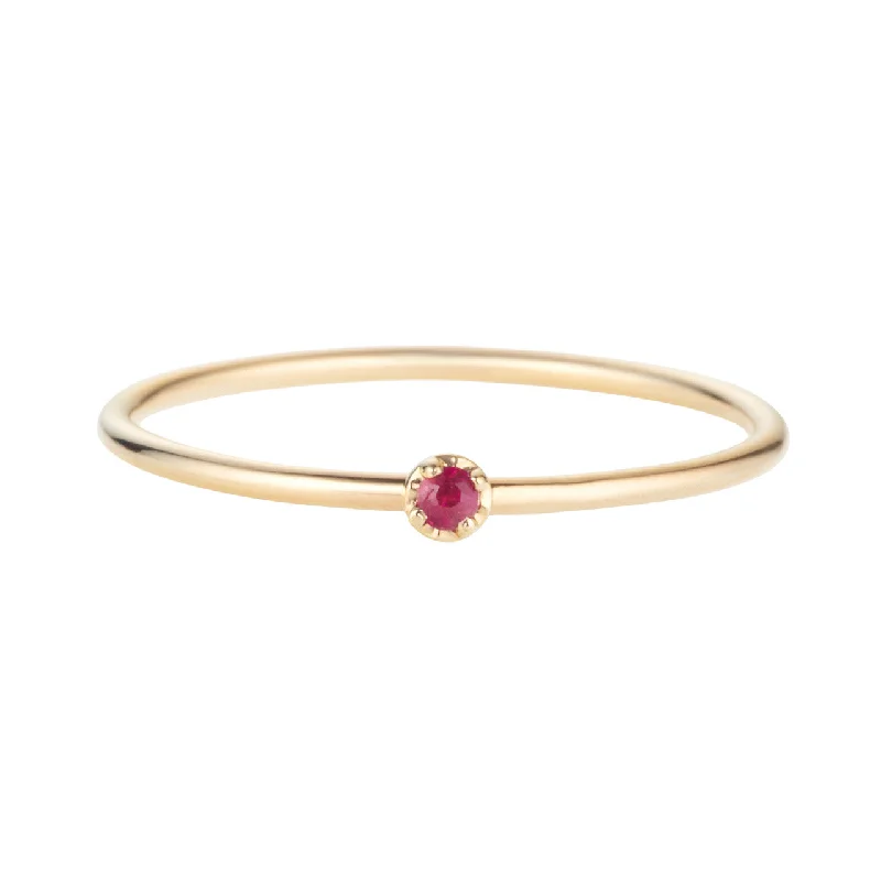 Luxury Jewelry Sale – Sparkle For Less Prong Ring, Ruby