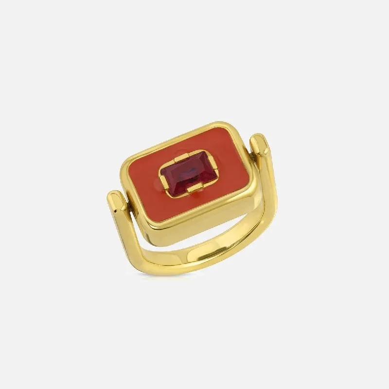 Exclusive Online Jewelry Sale – Don't Wait Reversible Snapback Ring