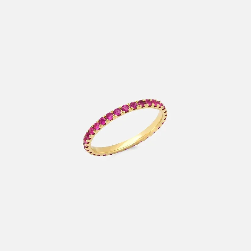 Sparkle More For Less – Jewelry Sale Happening Now Standard Ruby Eternity Band