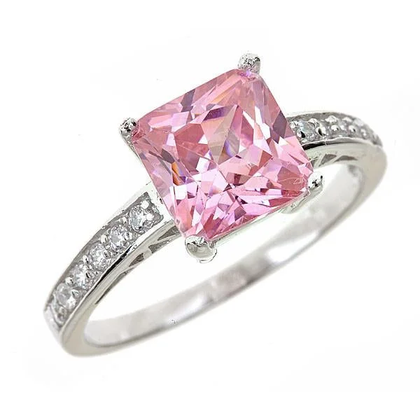 Holiday Jewelry Sale – Perfect Gifts At The Best Prices Sterling Silver Pink Sapphire CZ Princess Cut Ring Holiday Jewelry Sale – Perfect Gifts At The Best Prices Sterling Silver Pink Sapphire CZ Princess Cut Ring