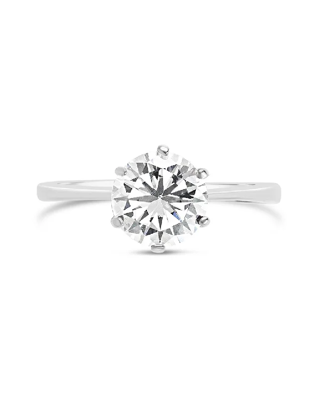 Exclusive Jewelry Offers – Shine For Less Sterling Silver Solitaire Cubic Zirconia Promise Ring Exclusive Jewelry Offers – Shine For Less Sterling Silver Solitaire Cubic Zirconia Promise Ring