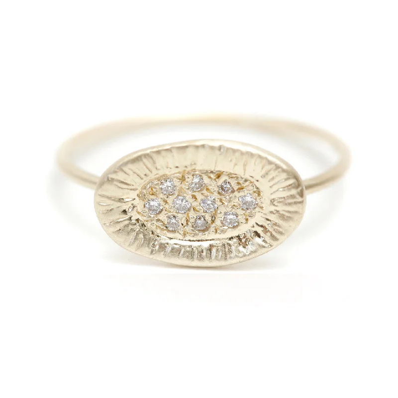 The Perfect Jewelry Piece At The Perfect Discount Sunburst ring with white diamonds The Perfect Jewelry Piece At The Perfect Discount Sunburst ring with white diamonds