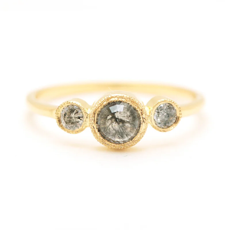 Clearance Sale On High-End Jewelry Collections Titania Ring-Grey Diamond