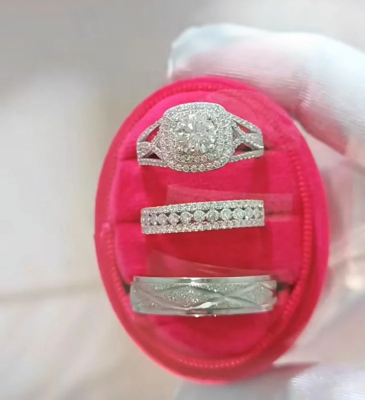 Jewelry Sale Bonanza – Grab Your Sparkle Now Azura - Clarisse Moissanite Trio Set