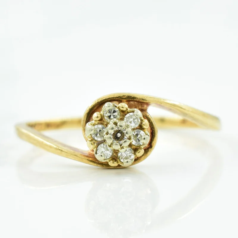 Fine Jewelry, Limited-Time Offers Available Cluster Diamond Bypass Ring | 0.04ctw | SZ 4.25 | Fine Jewelry, Limited-Time Offers Available Cluster Diamond Bypass Ring | 0.04ctw | SZ 4.25 |
