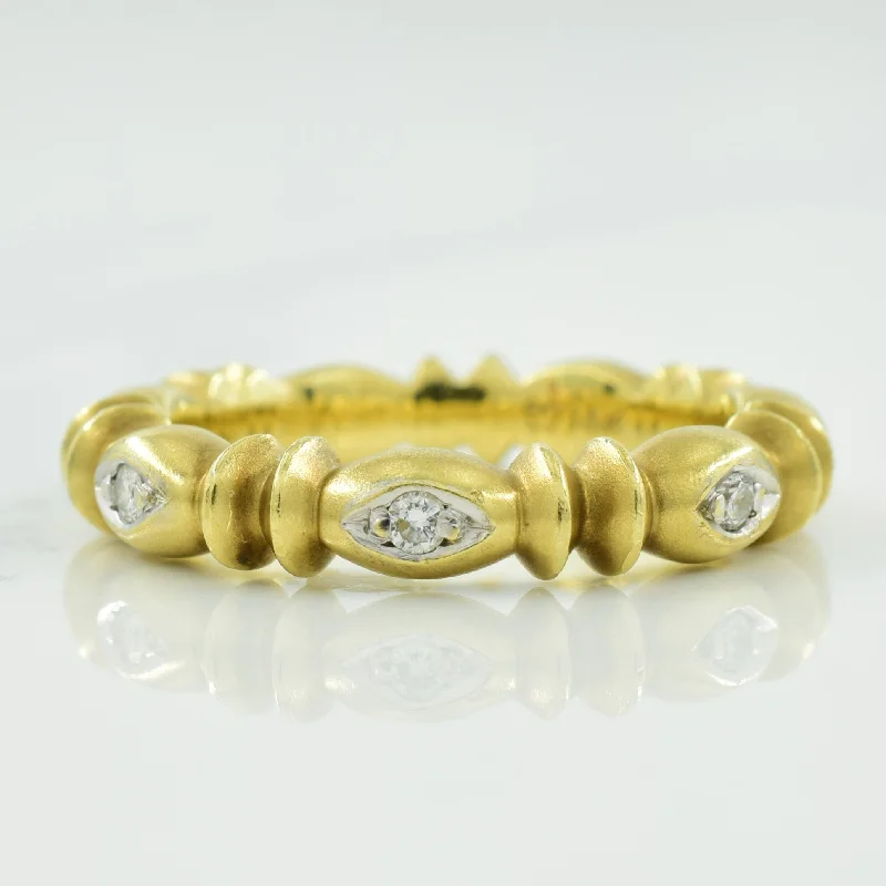 Classic And Modern Jewelry Styles On Sale Diamond Bead Ring | 0.06ctw | SZ 6.75 |