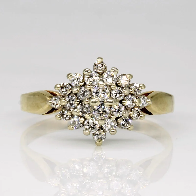 Elegant Jewelry, Exclusive Prices – Shop Now Diamond Cluster Set Ring | 0.45ctw | SZ 8.75 | Elegant Jewelry, Exclusive Prices – Shop Now Diamond Cluster Set Ring | 0.45ctw | SZ 8.75 |