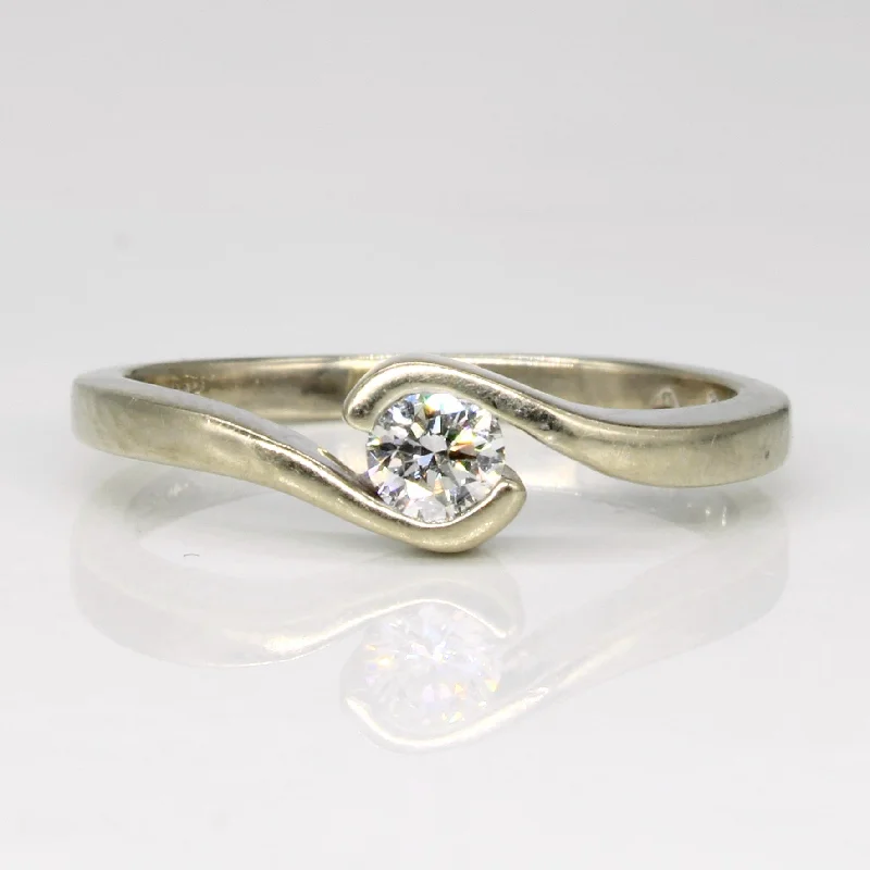 Huge Savings On Timeless Jewelry Collections Bypass Solitaire Diamond Ring | 0.15ct | SZ 4.75 | Huge Savings On Timeless Jewelry Collections Bypass Solitaire Diamond Ring | 0.15ct | SZ 4.75 |