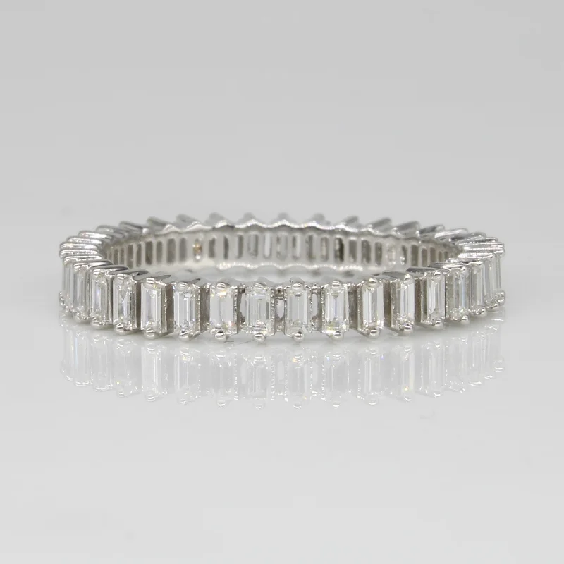 High-Quality Gemstone Jewelry For Special Occasions Diamond Eternity Ring | 0.77ctw | SZ 9 | High-Quality Gemstone Jewelry For Special Occasions Diamond Eternity Ring | 0.77ctw | SZ 9 |