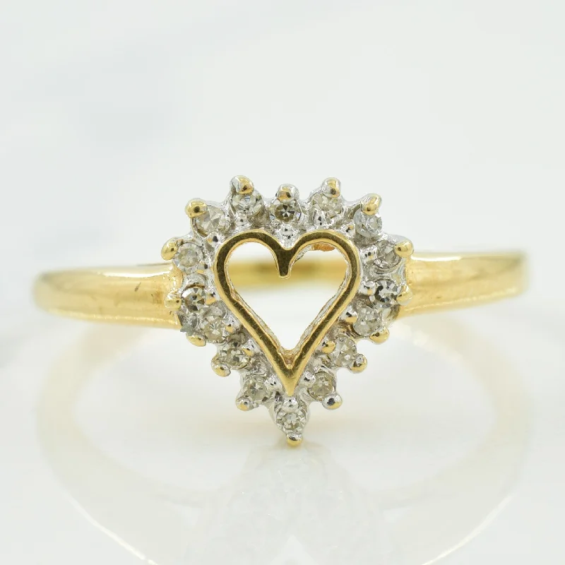 Exclusive Jewelry Markdowns – Limited-Time Offer Diamond Heart Ring | 0.05ctw | SZ 7.75 | Exclusive Jewelry Markdowns – Limited-Time Offer Diamond Heart Ring | 0.05ctw | SZ 7.75 |