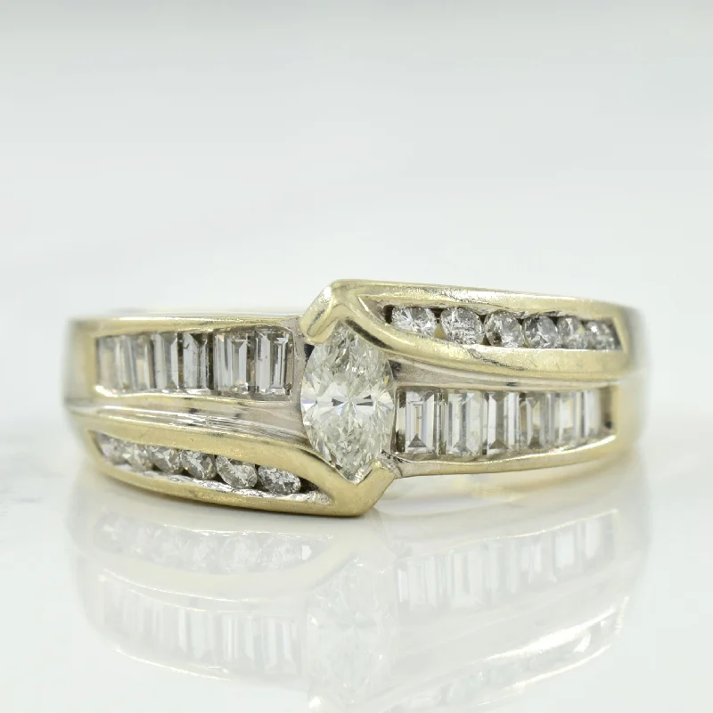 Exclusive Jewelry Sale Event – Shop Now Diamond Marquise Ring | 0.45ctw | SZ 7.75 |