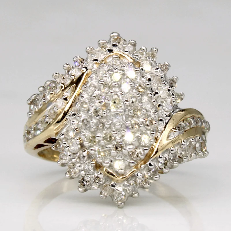 Shop Stylish Jewelry Now And Save Big Diamond Waterfall Ring | 0.40ctw | SZ 7.25 |