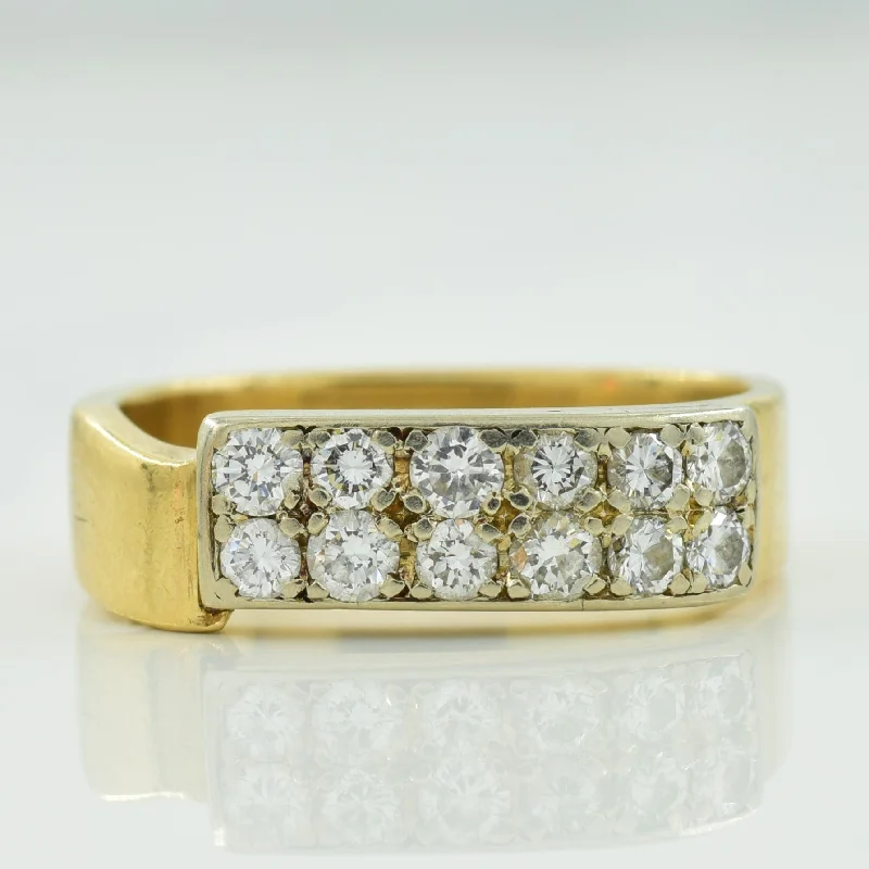 Must-Have Jewelry Pieces At Reduced Prices Double Row Diamond Ring | 0.48ctw | SZ 6.25 | Must-Have Jewelry Pieces At Reduced Prices Double Row Diamond Ring | 0.48ctw | SZ 6.25 |