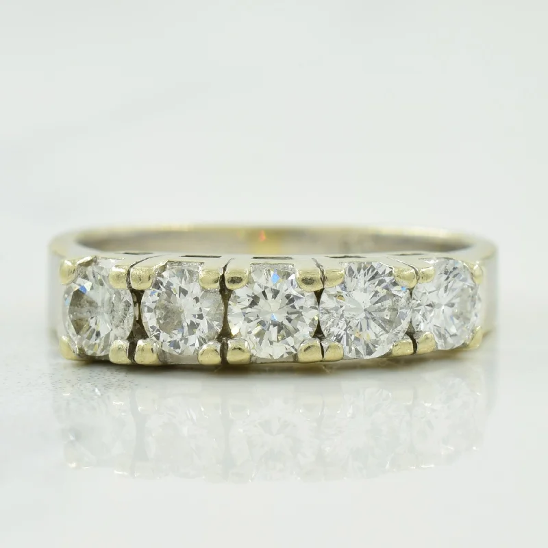 Limited Stock On Premium Jewelry At Low Prices Five Stone Diamond Ring | 0.75ctw | SZ 6.75 | Limited Stock On Premium Jewelry At Low Prices Five Stone Diamond Ring | 0.75ctw | SZ 6.75 |