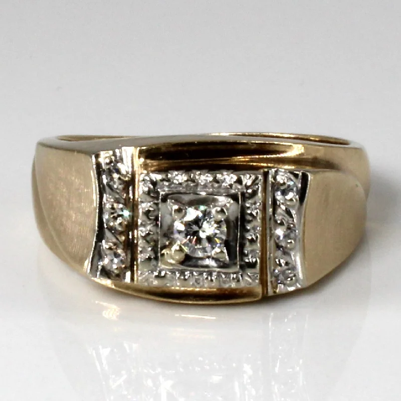 Jewelry Clearance Event – Stock Up Before It's Over Grid Set Diamond Gold Ring | 0.23ctw | SZ 10 | Jewelry Clearance Event – Stock Up Before It's Over Grid Set Diamond Gold Ring | 0.23ctw | SZ 10 |