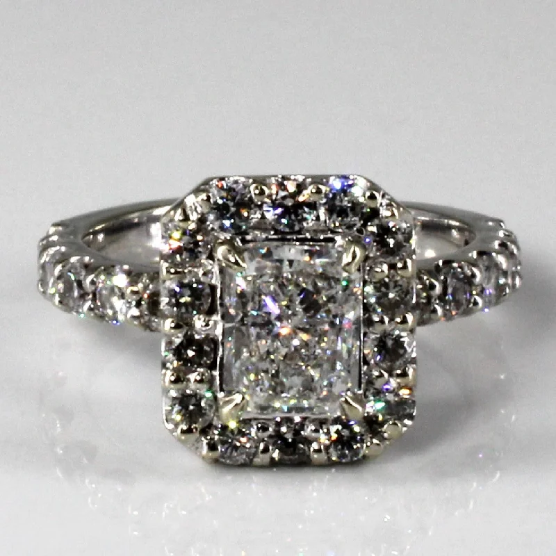 Exclusive Jewelry Discounts – Shop Now For Savings Halo Rectangular GIA Certified Diamond Engagement Ring | 2.10ctw SI1 F | SZ 5.75 | Exclusive Jewelry Discounts – Shop Now For Savings Halo Rectangular GIA Certified Diamond Engagement Ring | 2.10ctw SI1 F | SZ 5.75 |