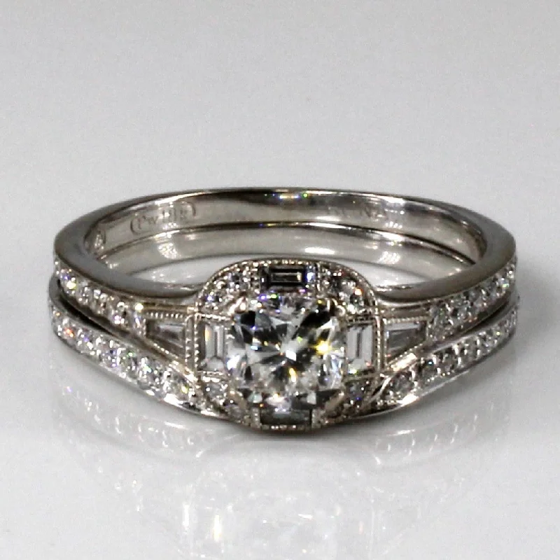 Holiday Jewelry Sale – Perfect Gifts At Great Prices Milgrain Detail Halo Diamond Engagement Ring | 0.94ctw I1 F Canadian Diamond | SZ 7.25 | Holiday Jewelry Sale – Perfect Gifts At Great Prices Milgrain Detail Halo Diamond Engagement Ring | 0.94ctw I1 F Canadian Diamond | SZ 7.25 |