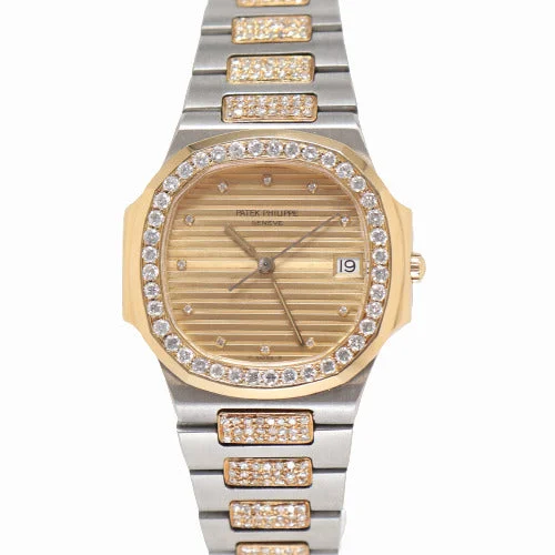 Shop Trending Jewelry With Exclusive Savings Patek Philippe Ladies Nautilus Two Tone Yellow Gold and Stainless Steel 33mm Champagne Diamond Dial Watch Shop Trending Jewelry With Exclusive Savings Patek Philippe Ladies Nautilus Two Tone Yellow Gold and Stainless Steel 33mm Champagne Diamond Dial Watch