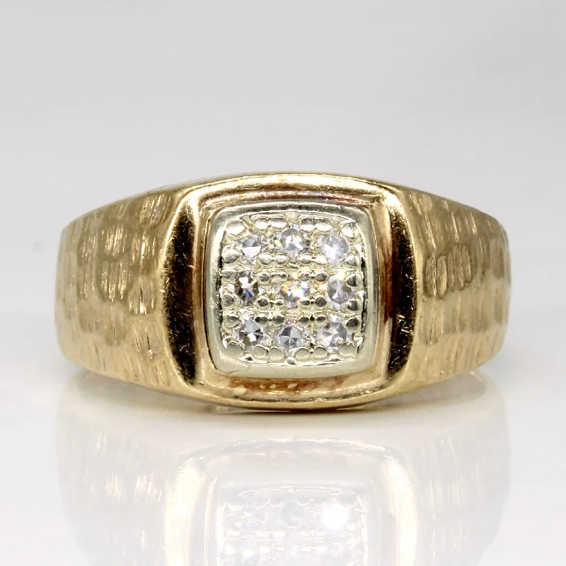 Luxury Jewelry Without The Luxury Price Tag Pave Set Diamond Ring | 0.18ctw | SZ 9.25 | Luxury Jewelry Without The Luxury Price Tag Pave Set Diamond Ring | 0.18ctw | SZ 9.25 |