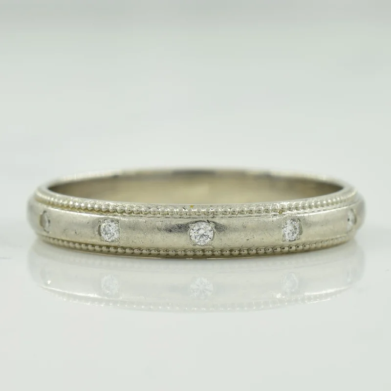 Best Jewelry Deals – Shop Premium Pieces At Great Prices Platinum Milgrain Diamond Band | 0.05ctw | SZ 7.75 | Best Jewelry Deals – Shop Premium Pieces At Great Prices Platinum Milgrain Diamond Band | 0.05ctw | SZ 7.75 |