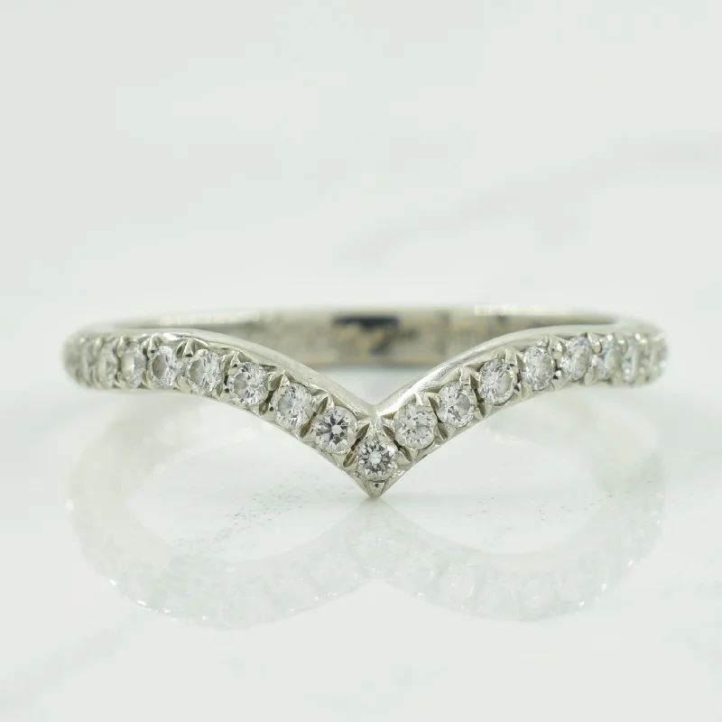 High-End Jewelry, Now More Affordable Than Ever 'Tiffany & Co' Platinum Diamond Chevron Ring | 0.21ctw | SZ 5.5 | High-End Jewelry, Now More Affordable Than Ever 'Tiffany & Co' Platinum Diamond Chevron Ring | 0.21ctw | SZ 5.5 |
