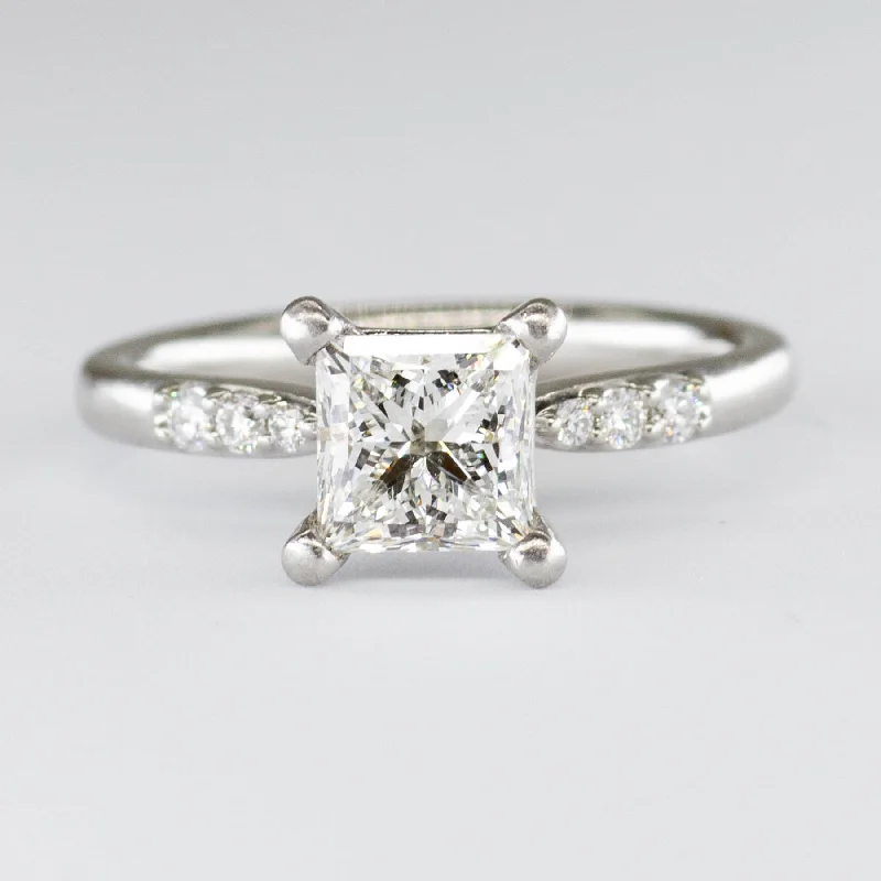 Shop Dazzling Jewelry With Special Promotional Discounts GIA Certified Princess Cut Diamond Engagement Ring with Accent Diamonds | 1.07ctw | SZ 4.5 | Shop Dazzling Jewelry With Special Promotional Discounts GIA Certified Princess Cut Diamond Engagement Ring with Accent Diamonds | 1.07ctw | SZ 4.5 |
