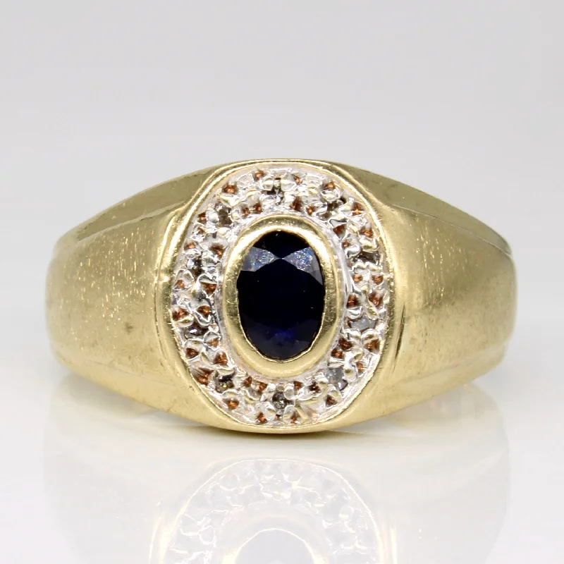 Premium Jewelry At Special Low Prices For A Limited Time Sapphire & Diamond Cocktail Ring | 0.40ct, 0.10ctw | SZ 10.75 | Premium Jewelry At Special Low Prices For A Limited Time Sapphire & Diamond Cocktail Ring | 0.40ct, 0.10ctw | SZ 10.75 |