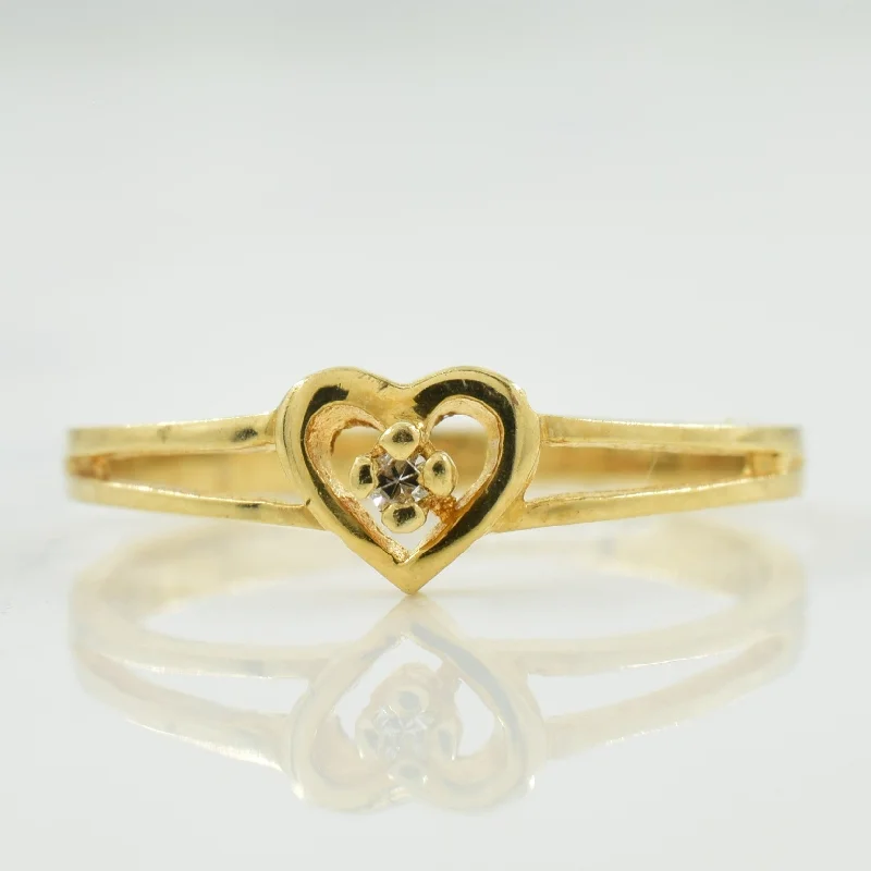 Elegant Designs, Unbeatable Discounts – Shop Jewelry Now Single Stone Diamond Heart Ring | 0.01ct | SZ 5.25 | Elegant Designs, Unbeatable Discounts – Shop Jewelry Now Single Stone Diamond Heart Ring | 0.01ct | SZ 5.25 |