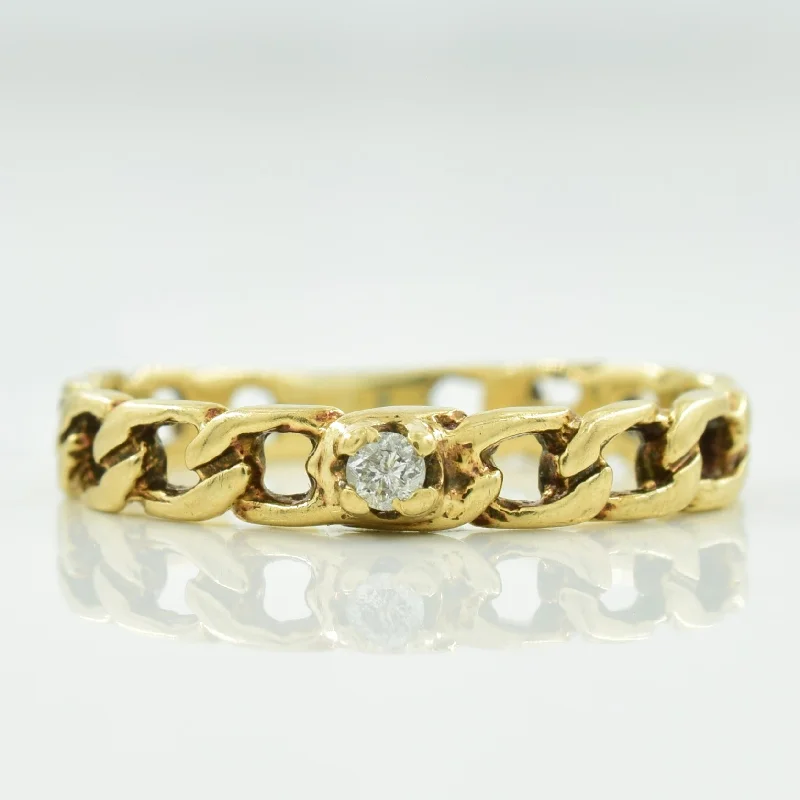 Dazzle With Discounts – Shop Jewelry On Sale Single Stone Diamond Chain Ring | 0.02ct | SZ 3.25 | Dazzle With Discounts – Shop Jewelry On Sale Single Stone Diamond Chain Ring | 0.02ct | SZ 3.25 |