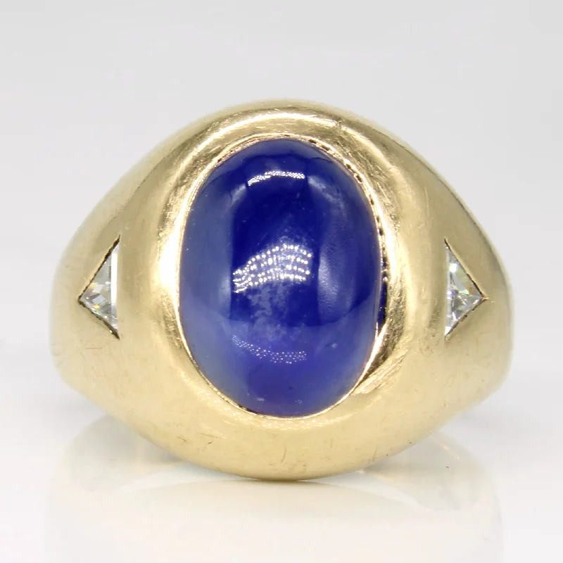 Exclusive Jewelry Sale – Sparkle For Less Star Sapphire & Diamond Cocktail Ring | 11.50ct, 0.34ctw | SZ 9 | Exclusive Jewelry Sale – Sparkle For Less Star Sapphire & Diamond Cocktail Ring | 11.50ct, 0.34ctw | SZ 9 |