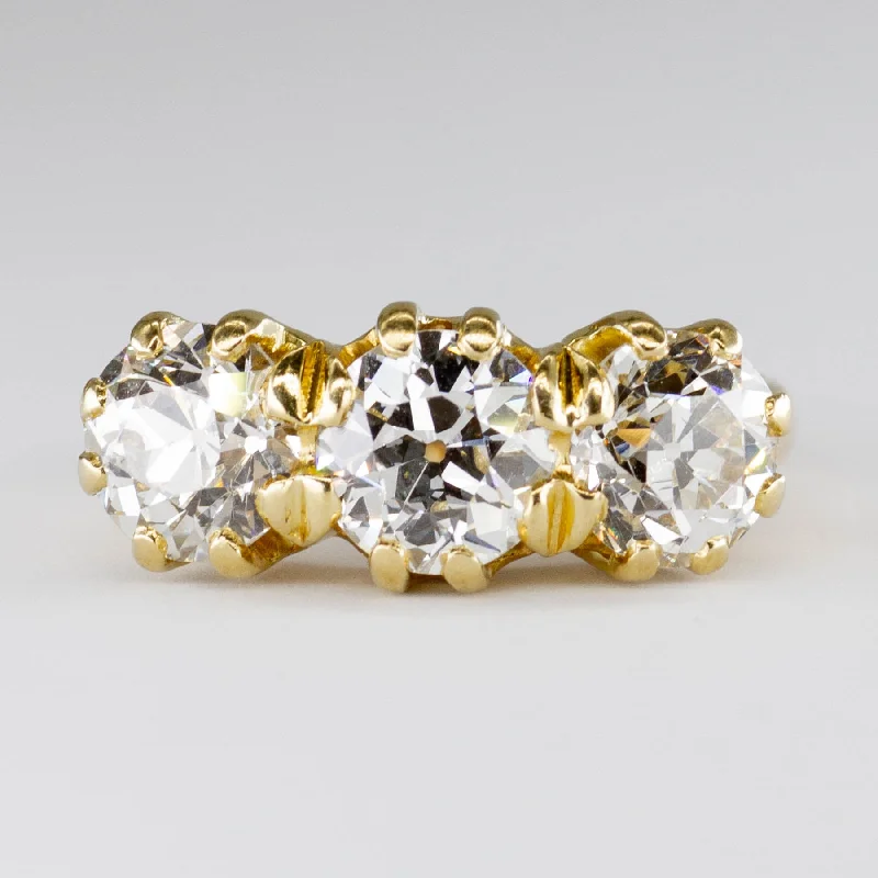 Stunning Jewelry At A Fraction Of The Price Victorian Old European Cut Stone Diamond Engagement Ring | 3.29 ctw | VS2/SI1, H/I | SZ 6.5 | Stunning Jewelry At A Fraction Of The Price Victorian Old European Cut Stone Diamond Engagement Ring | 3.29 ctw | VS2/SI1, H/I | SZ 6.5 |